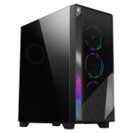 Kast GIGABYTE AORUS C500 GLASS MidiTower Mitte kaasas ATX MiniITX V&auml;rv Must AC500G