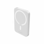 Baseus P10059002223-00 6000 mAh Juhtmevaba laadimise power bank Valge