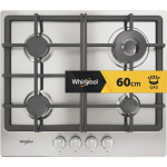 Whirlpool TGML 661 IX R roostevabast terasest sisseehitatav 58 cm gaas 4 tsooni