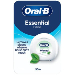 Essential Waxed Mint Floss - Dental waxed floss 2 x 50m