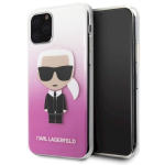 Karl Lagerfeld KLHCN58TRDFKPI Case iPhone 11 Pro jaoks / roosa gradient