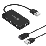 Maxlife Home Office USB 2.0 USB - 4x USB 0,15 m + kaabel 1,5 m Hub