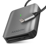 AXAGON alumiiniumist k&otilde;rgkiiruseline USB-C 3.2 Gen 1 memukarka loedura, 3 auku CRE-S3C