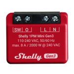 Shelly 1PM Mini Gen3 kontroller, WiFi/Bluetooth