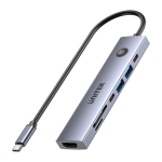 UNITEK USB-C 7-in-1 PD 100W HDMI 2.0 HUB L&Uuml;LITIGA ON/OFF