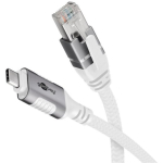 Goobay USB-C 3.1 kuni RJ45 v&otilde;rguadapter 10m CAT6 1 Gbit/s valge