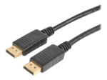 Prokord 50cm must DisplayPort kaabel