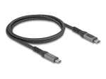 DeLOCK USB4 Gen 3x2/Thunderbolt 3/Thunderbolt 4/DisplayPort 2.0 (Alt Mode) USB Type-C kaabel 1m must
