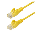 StarTech.com N6PAT25CMYLS CAT 6 U/UTP CCA 0.25m Kollane