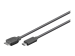 goobay USB Type-C Kaabel 60cm Must