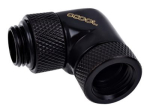 Alphacool Connector Series Vedeljahutuss&uuml;steemi Nurga Liitmiku Adapter 1-pack Must