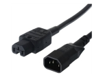 Bachmann Power IEC 60320 C14 kuni IEC 60320 C15 must toitekaabel