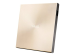 Asus ZenDrive U8M (SDRW-08U8M-U) Liides USB Type-C DVD&plusmn;RW CD lugemiskiirus 24 x CD kirjutamiskiirus 24 x Kuldne