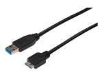 ASSMANN USB Kaabel 1m Must