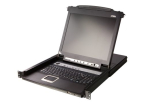 Aten 8-Port PS/2-USB VGA 17" LCD KVM L&uuml;liti Daisy-Chain Port ja USB Perifeerse Toega CL5708M