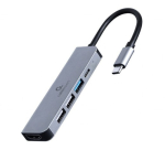 Gembird USB Type-C 5-in-1 Multi-Port Adapter (Hub + HDMI + PD)