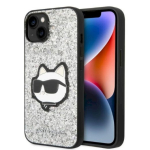 Karl Lagerfeld KLHCP14SG2CPS Hardcase Glitter Choupette Patch iPhone 14/15/13 jaoks 6,1" / h&otilde;bedane