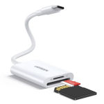 UGREEN 35506 M&auml;lukaardi lugeja USB 3.2 Gen 1 Type-C / valge
