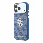 Guess PU 4G Strass metalllogo &uuml;mbris iPhone 18 Pro jaoks / Sinine