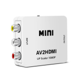 RoGer adapter RCA signaali HDMI-ks teisendamiseks (+heli) valge