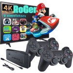 RoGer retro kaasaskantav konsool + 2 gamepad / 21000 m&auml;ngu / HDMI