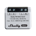 Shelly PM Mini Gen3 kontroller, WiFi/Bluetooth
