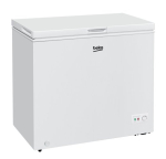 BEKO K&uuml;lmkapp CF200EWN, Energiaklass E, 198L, Laius 90.5 cm, K&otilde;rgus 84.5 cm, Valge