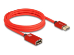 Delock DisplayPort Pikenduskaabel 2m Punane