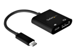 StarTech.com USB C kuvariporti adapteriga toite&uuml;lekanne, 8K 60Hz/4K 120Hz USB Type C to DP 1.4 Monitori videokonverter w/60W PD l&auml;bivahe