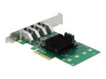 DeLock PCI Express x4 kaart 4 x v&auml;lise USB 3.0 nelja kanaliga adapterini