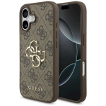 Guess 4G Big Logo Case iPhone 17 jaoks / pruun