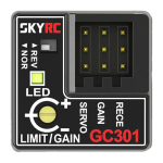 G&uuml;roos RC auto mudelite jaoks SkyRC Gyro GC301