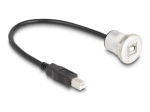Delock 30cm USB pikenduskaabel Must H&otilde;bedane