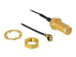 DeLOCK HF antenni &uuml;henduse paigaldus 20cm antennikaabel Black