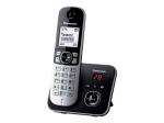Panasonic KX-TG6821 juhtmevaba telefon helistaja ID must