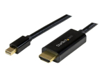StarTech.com Mini DisplayPort to HDMI konverterkaabel - 3 ft (1m) - mDP to HDMI adapter sisseehitatud kaabliga - (M / M) Ultra HD 4K (MDP2HDMM1MB) Vid