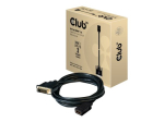Club 3D CAC-1211 HDMI kuni DVI kaabel 2m must