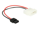 Delock Toiteadapter 15cm Black Red