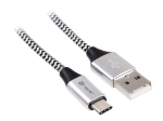Tracer 1m USB Type-C kaabel must h&otilde;bedane