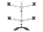 StarTech.com laua nelja monitori tugi, ergonoomiline VESA 4 monitori k&auml;si (2x2) kuni 32, vabalt seisev artikulatsiooniga universaalne postitoe k&otilde;rg...