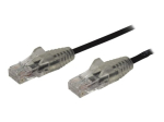 StarTech.com 1,5m Slim LSZH CAT6 Kaabel, 10 Snagless RJ45 100W Patch Cord, CAT 6 10GbE UTP V&otilde;rgukaabel Pinget&otilde;rjega, Must, Fluke Testitud/ETL/Lo