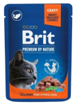 BRIT Premium Cat Salmon Sterilised - m&auml;rgkassitoit - 100g