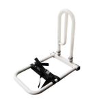 Height-adjustable bed rail for easier standing