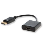 Savio CL-55 0.2 m DisplayPort HDMI Type A videokaabli adapter, must