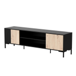 RTV kapi MERCI RTV kapi 180 x 40 x 53,5 cm must/tamme k&auml;sit&ouml;&ouml;line