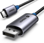 UGREEN CM556 Kaabel USB-C mees - DisplayPort mees 8K 60Hz 1m / Must