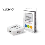 Savio CL-110 VGA2HDMI adapter signaali konverteerimiseks VGA-st HDMI-sse