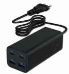 Gembird TA-UC-2A2C-PD100-01-BK universaalne laadija USB / USB-C / 100W