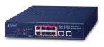 8-Port 10/100TX 802.3at PoE + 2-Port 10/100TX Desktop