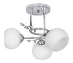 Activejet Classic laekatalad rippuvalgusti IRMA nikerdatud kolm 3xE27 elutoa jaoks
